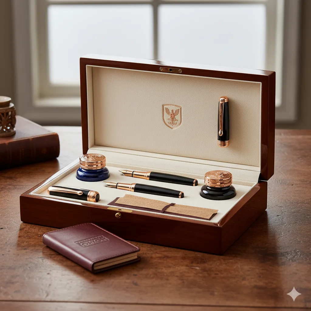 Premium fountain pen set with elegant design